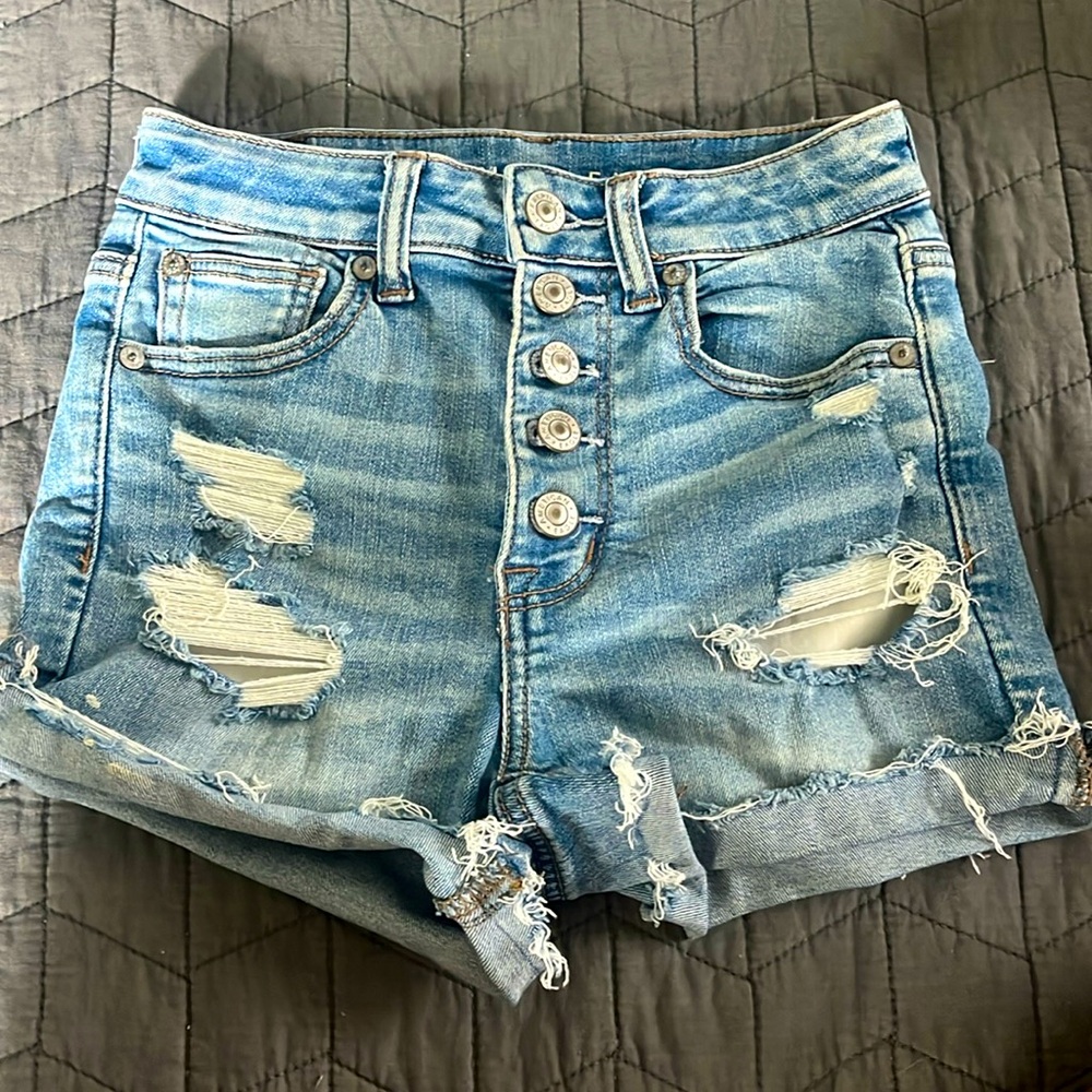 American Eagle Jean Shorts size 0